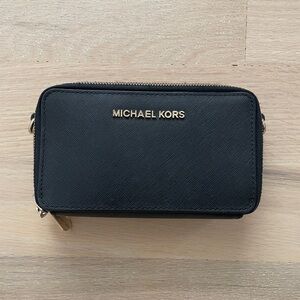 Michael Kors Black Saffiano Leather Wallet